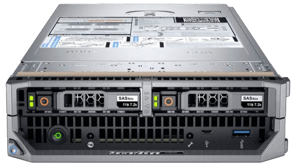 Server Dell PowerEdge M630 Blade Server 2x E5-2620 v4, 64GB, 2x 300GB SAS - Image 2