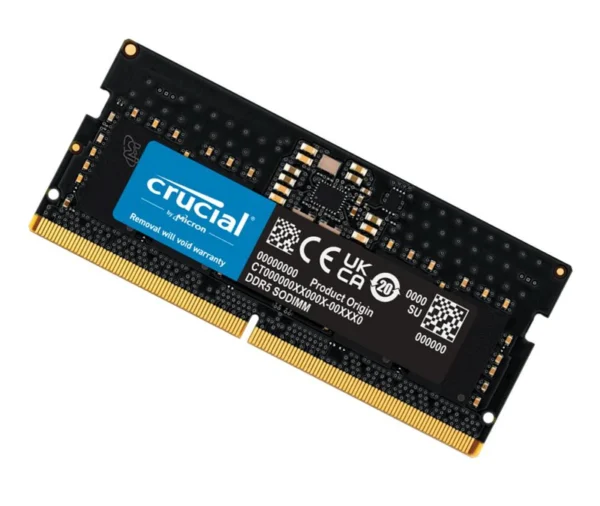 Crucial 16GB DDR5-5600 SODIMM CL46 (16Gbit)