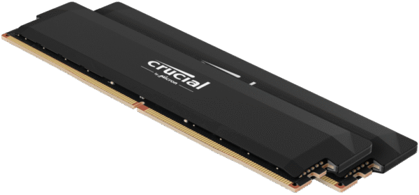 Crucial Pro Overclocking 32GB Kit (2X16GB) DDR5-6400 UDIMM CL38 Black