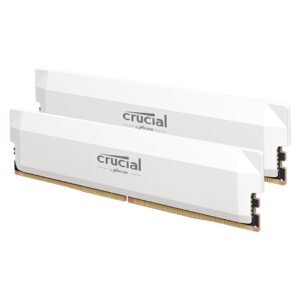 Crucial Pro Overclocking 32GB Kit (2x16GB) DDR5-6000 UDIMM CL36 White (16Gbit)