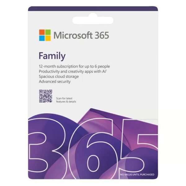 Microsoft Software 365 Family POSA/ESD