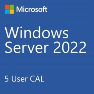 Microsoft Software Windows Server CAL 2022 EN 5 Clt User