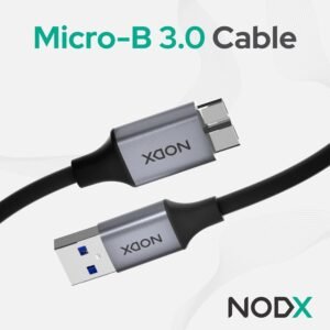 NODX USB-A to Micro-B Cable (0.25M)