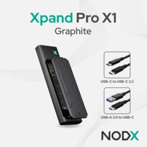 NODX Xpand Pro X1 M.2 NVME & NGFF Sata Enclosure - Graphite *NEW
