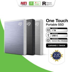Seagate? One Touch SSD External SPEEDX 500Gb - Black