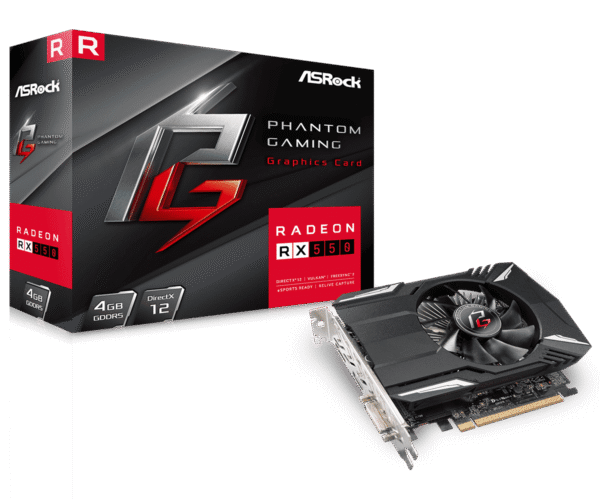 ASRock Radeon RX 550 4GB GDDR5 - Phantom Gaming 4G
