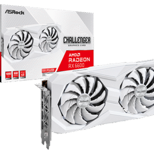 ASRock Radeon RX 6600 8GB GDDR6 - Challenger White 8G
