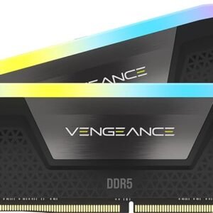 Corsair Vengeance RGB Black DDR5 PC52800 6600MHz 64GB (2x32GB)