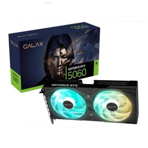 GALAX GeForce RTX 5060 8GB GDDR7 EX (1-Click OC) - ARGB LIGHTING OVERHAUL - DUAL FAN - Garansi 3 Thn