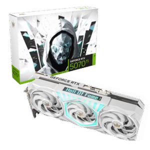 GALAX GeForce RTX 5070 Ti 16GB GDDR7 HOF WHITE EDITION - ARGB EFFECT - TRIPLE FAN - Garansi 3 Thn