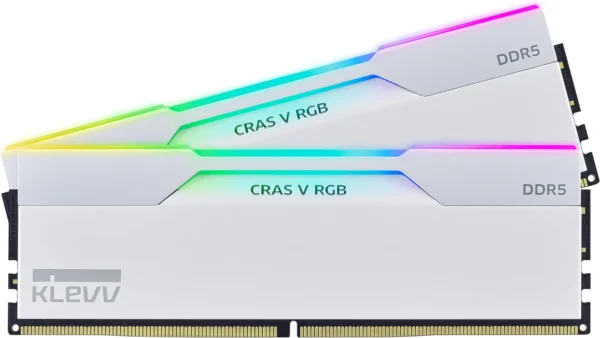 KLEVV CRAS V RGB Brilliant White DDR5 PC51200 6400MHz 32GB (2x16GB)