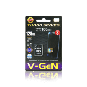 Vgen Micro SD 128 GB V-GeN TURBO (NA) + Adp