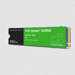 WD Green SN350 NVMe SSD 250GB M.2 2280 PCIe Gen3 x4 - R 2400MB/s W 1500MB/s