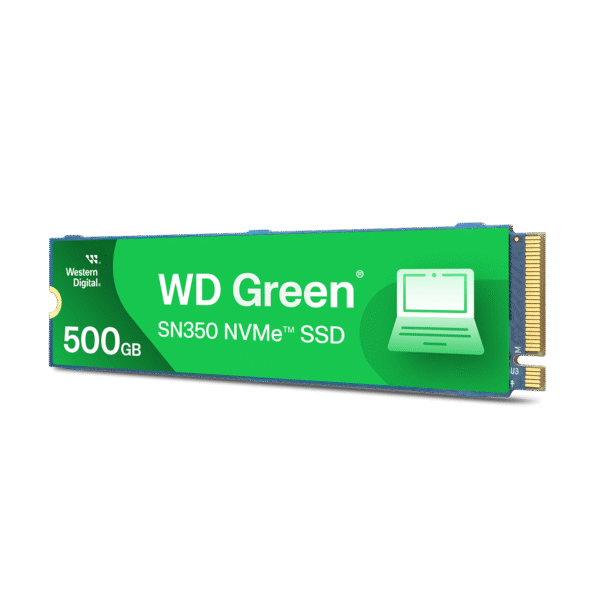 WD Green SN350 NVMe SSD 500Gb M.2 2280 PCIe Gen3 x4 - R 2400MB/s W 1500MB/s