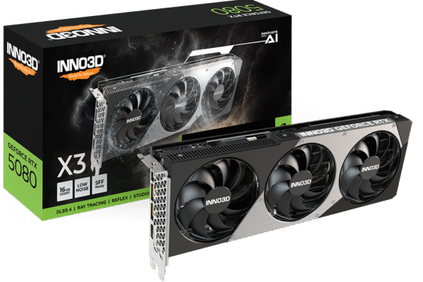 Inno3D GeForce RTX 5070 Ti 16GB GDDR7 X3 OC WHITE - Enormous Cooler with TRIPLE FAN - Garansi 3 Thn