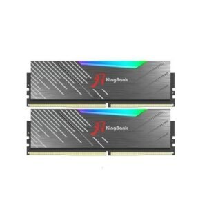 KINGBANK SHARP BLADE RGB DDR5 16GB X 2 6400 MT/s BLACK HEATSINK A-DIE C32