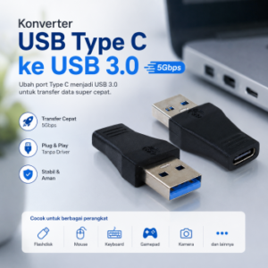 Adaptor Konverter USB Type C to USB 3.0