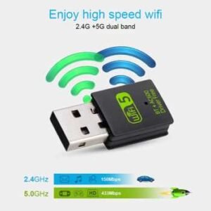 Mini USB Wifi Bluetooth 2in1 Dual Band 802.11AC K605 Black