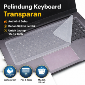 Sillicone Keyboard Cover Laptop 15-17 inch Transparent
