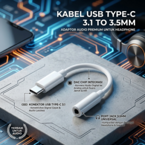 Usb Type C 3.1 to 3,5mm Audio Jack Converter L41