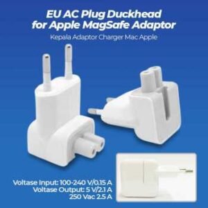 EU AC Plug Duckhead Kepala Charger for Magsafe Macbook A1561