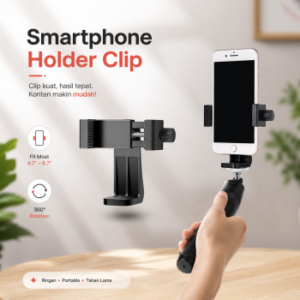 Rotate Smartphone Clio Holder for Tripod Monopod