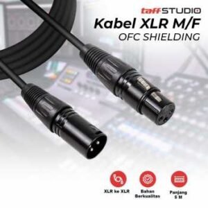 Taffstudio Kabel XLR Male Female Shielded 10M