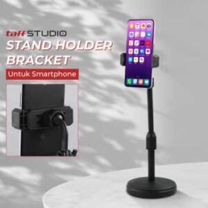 Taffstudio Stand Hp Brakcet Adjustable Phone Holder H120 Black