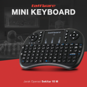 Taffware Keyboard Wireless Mini 2,4GHz 1020mAh with Touchpad